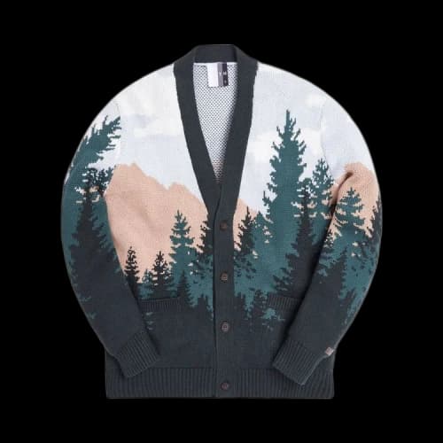 Kith Spruce Cardigan 'Green Multicolor'