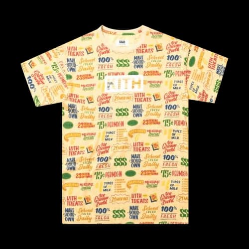 Kith Treats Circular Tee 'Yellow'