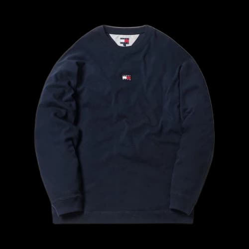 Kith x Tommy Hilfiger Mini Flag Long-Sleeve Tee 'Navy'