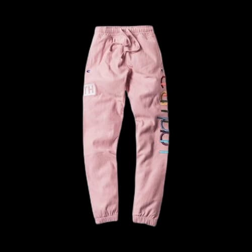 Kith x Champion Double Logo Sweatpant 'Pink'