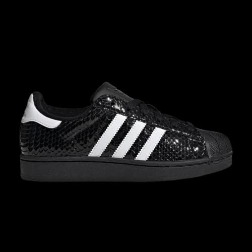 adidas Superstar II Patent Snakeskin Black White (Women's)