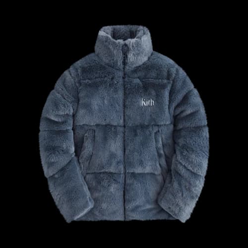 Kith Kids Faux Fur Puffer 'Asteroid'