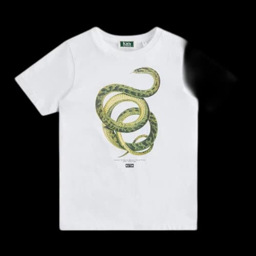Kith Kids For AMNH Snake Tee 'White'