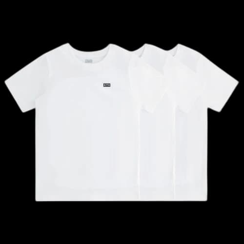 Kith Kids 3-Pack Tees 'White'