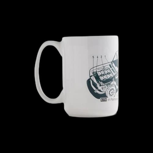Kith For BMW Car Sketch Mug 'White'