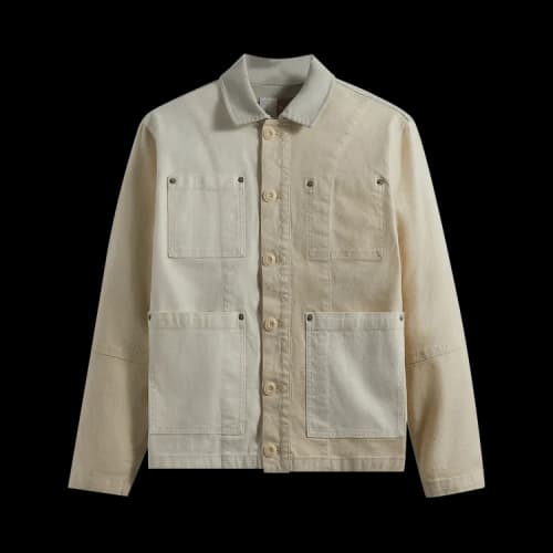Kith Washed Canvas Willoughby Chore Jacket 'Sandrift'