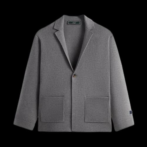 Kith Heavy Knit Kai Blazer 'Heather Grey'