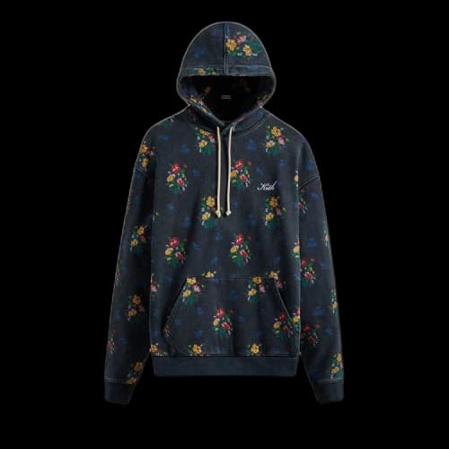 Kith Begonia Floral Williams III Hoodie 'Nocturnal'