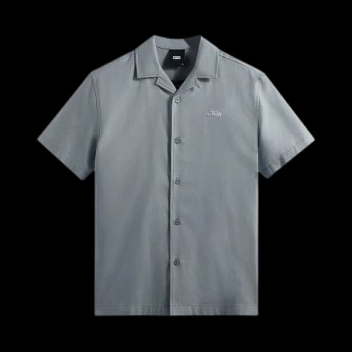 Kith Thompson Camp Collar Shirt 'Light Indigo'
