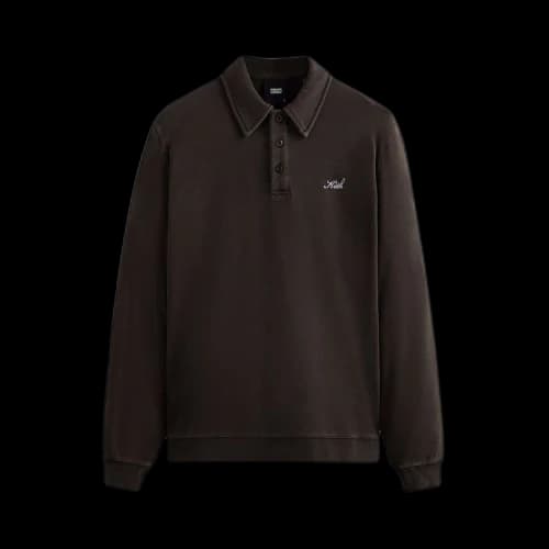 Kith Crystal Wash Interlock Harmon Rugby Pullover 'Kindling'