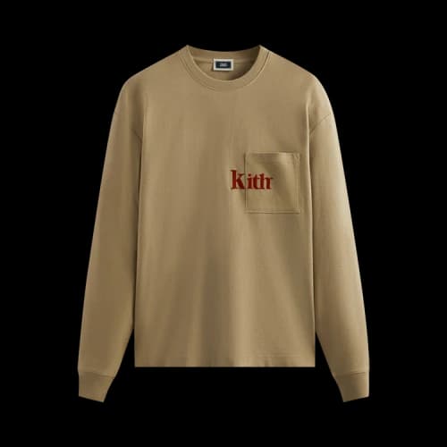 Kith Long-Sleeve Quinn Tee 'Canvas'