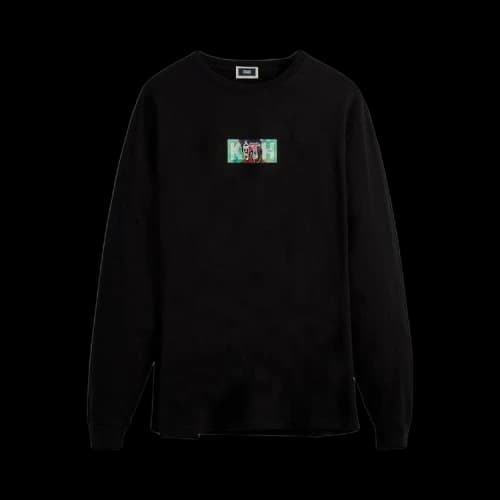 Kith For Ludovic Nkoth Classic Logo Long-Sleeve Tee 'Black'
