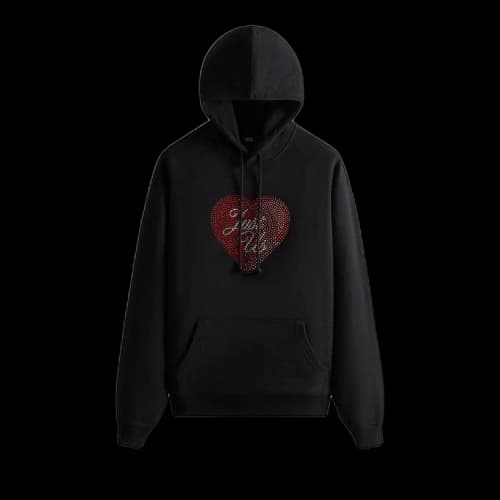 Kith Just Us Hoodie With Swarovski® Crystals 'Black'
