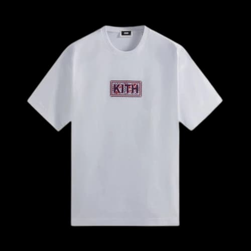 Kith Needlepoint Classic Logo Tee 'White'