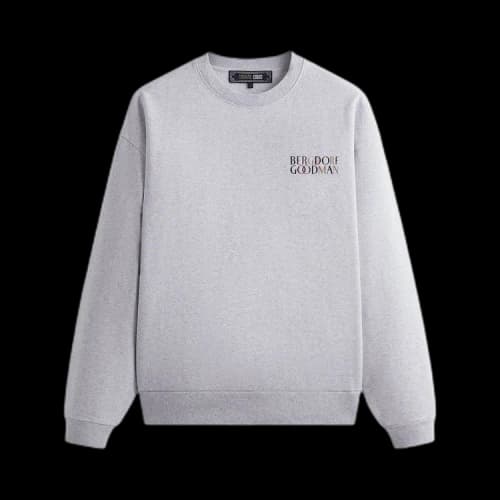 Kith For Bergdorf Goodman Nelson Crewneck 'Light Heather Grey'