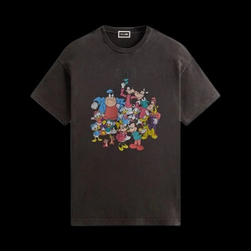 Kith For Mickey & Friends Vintage Tee 'Black'