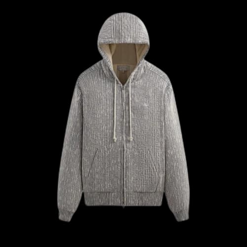 Kith Slub Boucle Sierra Zip Hoodie 'Ink'