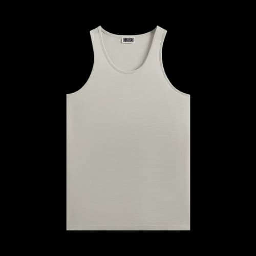 Kith Pointelle Mesh Spencer Tank 'Concrete'