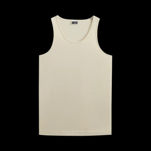 Kith Pointelle Mesh Spencer Tank 'Sandrift'