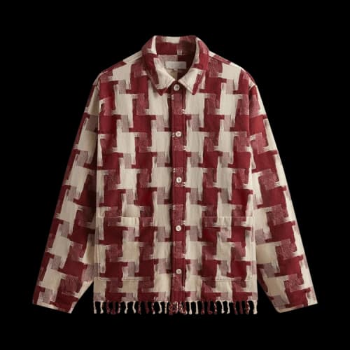 Kith Jumbo Houndstooth Overshirt 'Bitters'