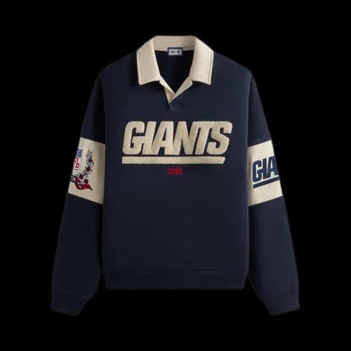 Kith & '47 for the NFL: Giants Nelson Collared Pullover 'Nocturnal'