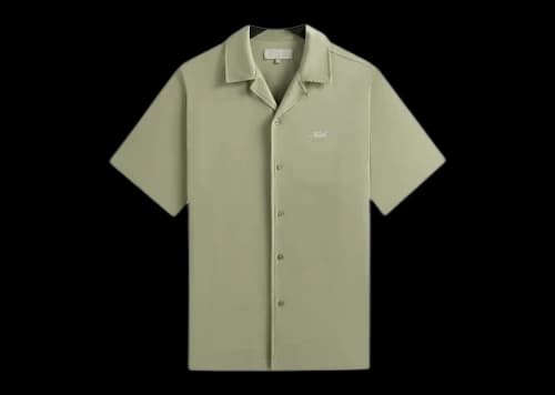Kith Silk Cotton Short Sleeve Thompson Camp Collar Shirt Stadium