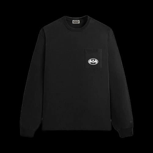 Kith x Batman History Vintage Pocket Long-Sleeve Tee 'Black'