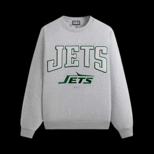 Kith & '47 for the NFL: Jets Nelson Crewneck 'Light Heather Grey'