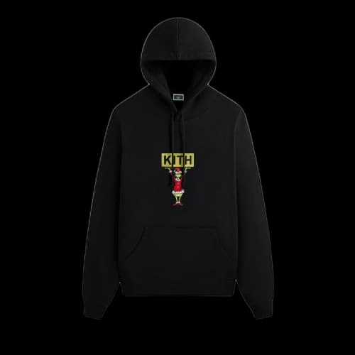 Kith x The Grinch Classic Logo Williams III Hoodie 'Black Beauty'