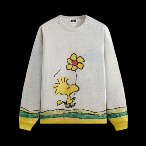 Kith For Peanuts Woodstock Comic Nelson Crewneck 'Chalk'