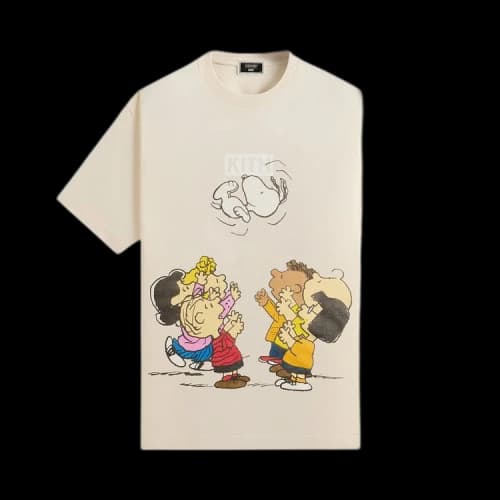 Kith For Peanuts Celebration Vintage Tee 'Sandrift'
