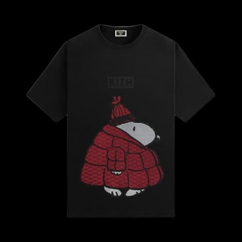 Kith For Peanuts Puffer Vintage Tee 'Black'