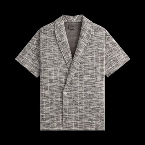 Kith Tweed Short Sleeve Thompson Crossover Shirt 'Kindling'