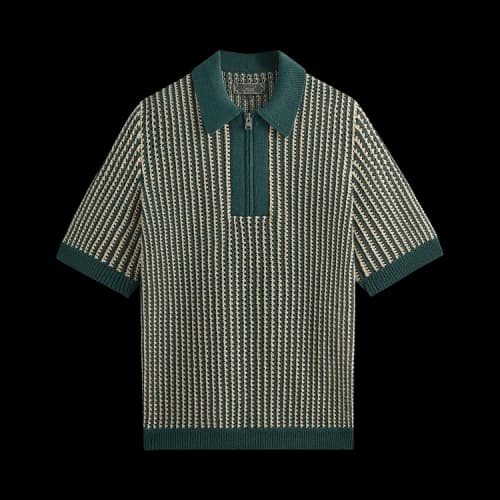 Kith Nash Knit Polo Sandrift 'Machine'