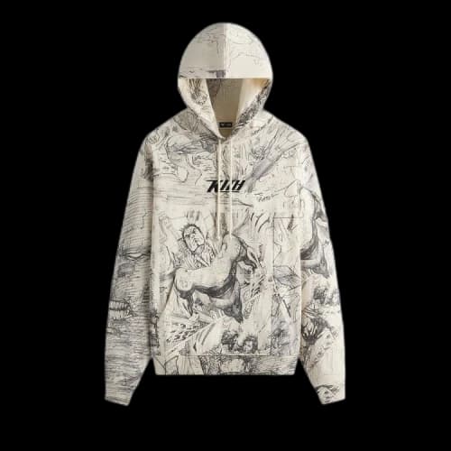 Kith x Superman Sketch Nelson Hoodie 'Sandrift'