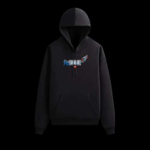 Kith x Superman Booth Nelson Hoodie 'Black'