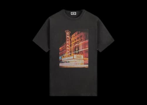 Kith Chicago Lights Vintage Tee Black