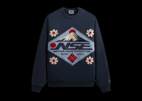 Kith x Columbia Patch Crewneck Nocturnal