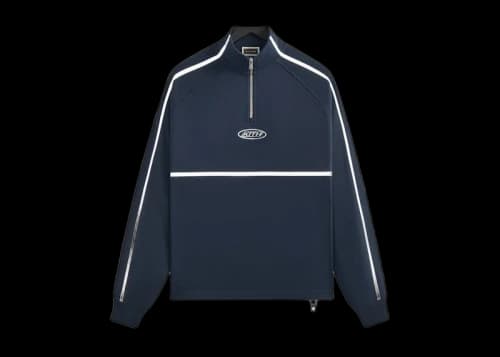 Kith x Columbia Reflective Funnel Neck Quarter Zip Nocturnal