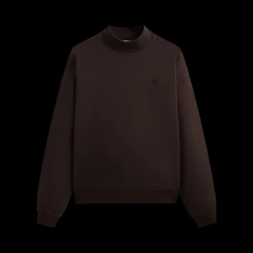 Kith Garment Dyed Fleece Mockneck Sweatshirt 'Kindling'