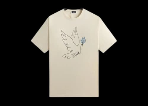 Kith Hanukkah Dove Tee Sandrift