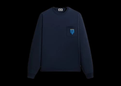 Kith Hanukkah Stained Glass Long Sleeve Tee Nocturnal