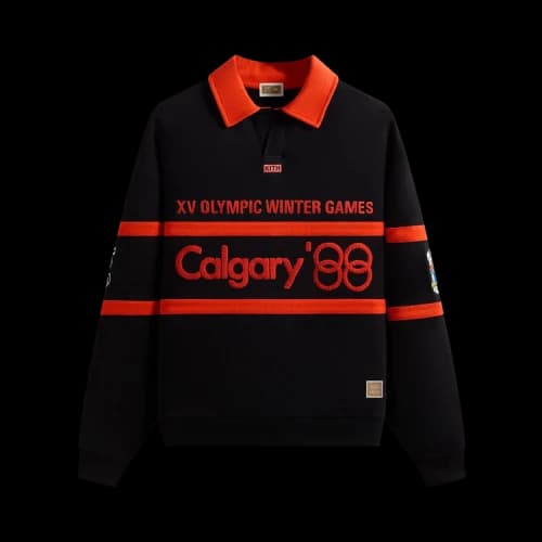 Kith For Olympics Heritage Calgary Vintage Nelson Rugby 'Black'