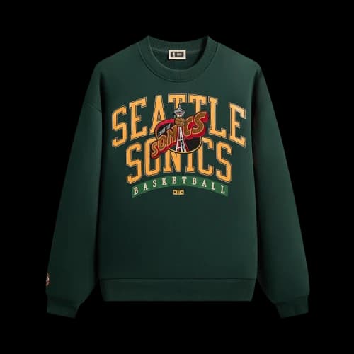 Kith For NBA All-Star Seattle Supersonics Nelson Crewneck 'Stadium'