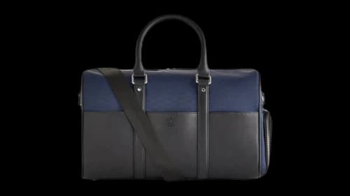 Kith Monogram Nylon Leather Traveler K40 Bag Nocturnal