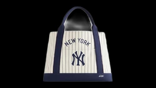 Kith x New York Yankees Pinstripe Tote Bag Sandrift
