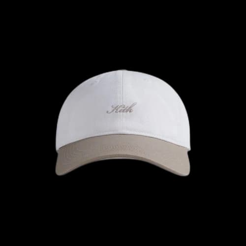 Kith Script Long Bill Cap 'Canvas'