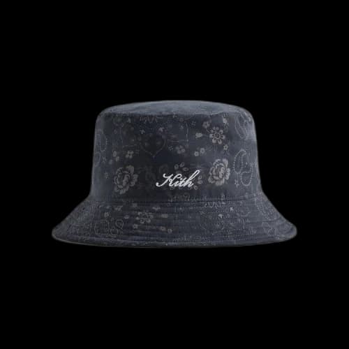Kith Paisley Bucket Hat 'Black'