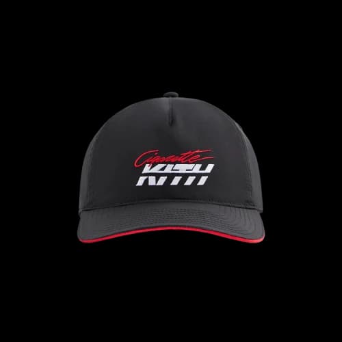 Kith For Cigarette Wrinkle Nylon Bay Speed Low Pinch Crown Snapback 'Black'
