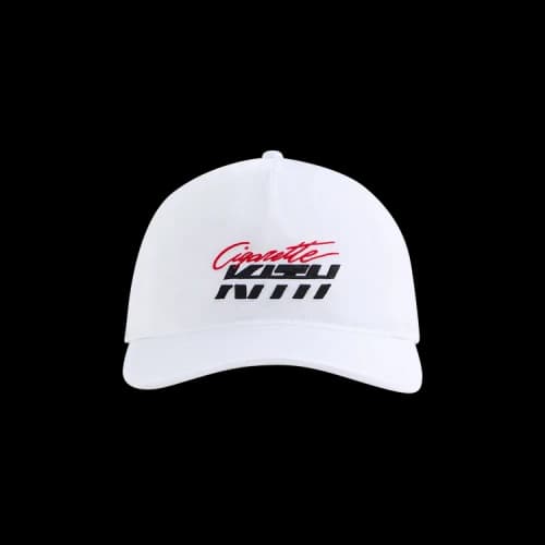 Kith For Cigarette Wrinkle Nylon Bay Speed Low Pinch Crown Snapback 'White'